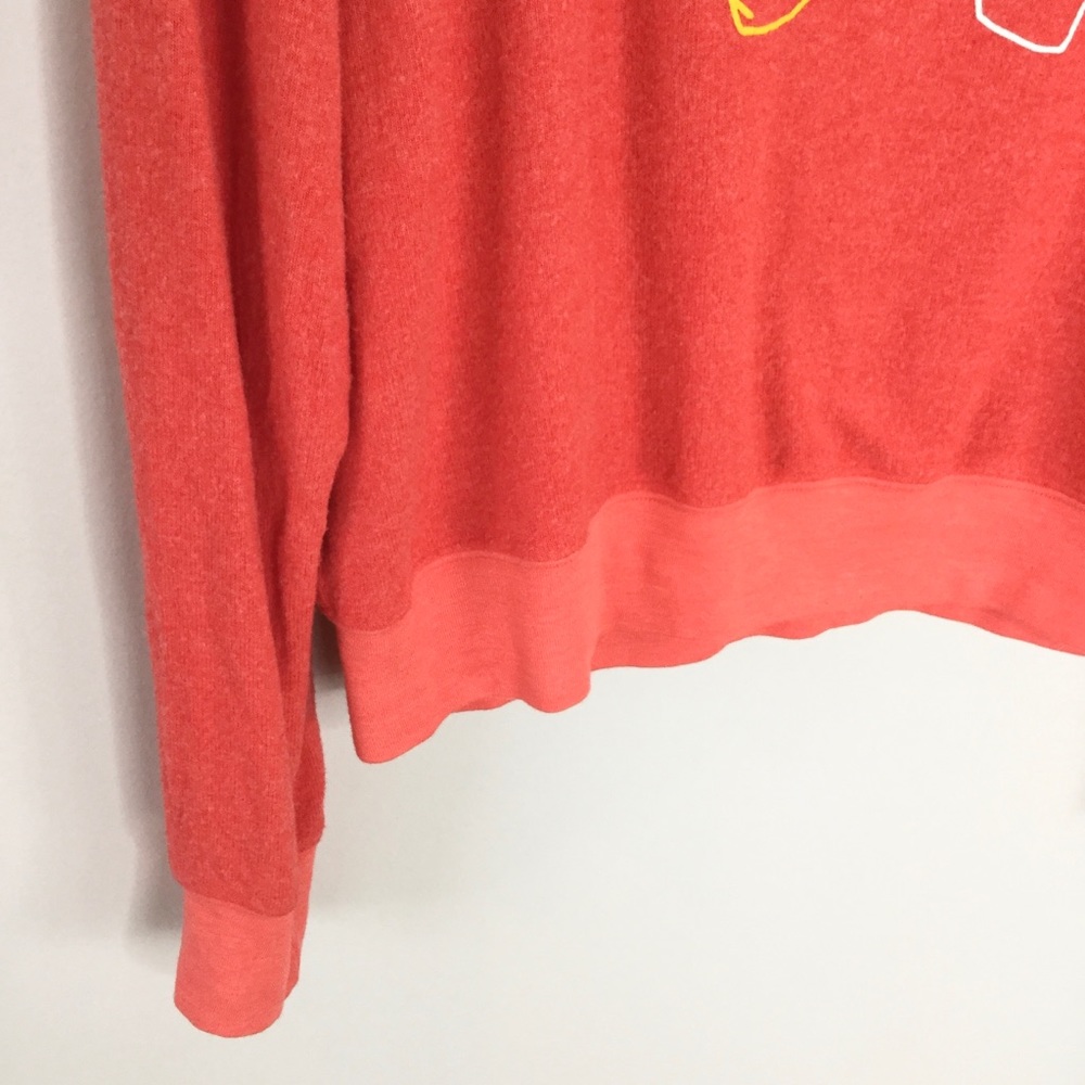 WILDFOX Love Signs graphic plush sweatshirt - Picture 6 of 8